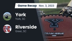 Recap: York  vs. Riverside  2023