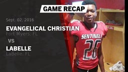 Recap: Evangelical Christian  vs. LaBelle  2016