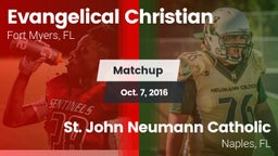Matchup: Evangelical vs. St. John Neumann Catholic  2016