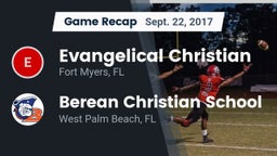 Recap: Evangelical Christian  vs. Berean Christian School 2017