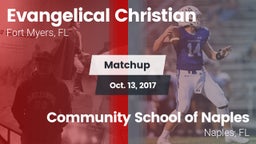 Matchup: Evangelical vs. Community School of Naples 2017