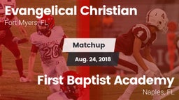 Matchup: Evangelical vs. First Baptist Academy  2018