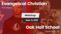 Matchup: Evangelical vs. Oak Hall School 2018