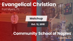 Matchup: Evangelical vs. Community School of Naples 2018