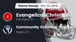 Recap: Evangelical Christian  vs. Community School of Naples 2018