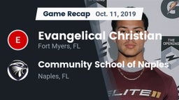 Recap: Evangelical Christian  vs. Community School of Naples 2019