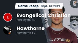 Recap: Evangelical Christian  vs. Hawthorne  2019