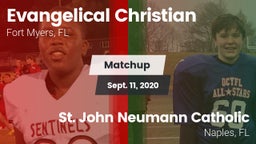 Matchup: Evangelical vs. St. John Neumann Catholic  2020