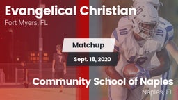 Matchup: Evangelical vs. Community School of Naples 2020