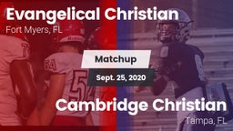 Matchup: Evangelical vs. Cambridge Christian  2020