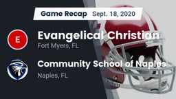 Recap: Evangelical Christian  vs. Community School of Naples 2020