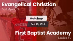Matchup: Evangelical vs. First Baptist Academy  2020
