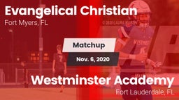 Matchup: Evangelical vs. Westminster Academy 2020