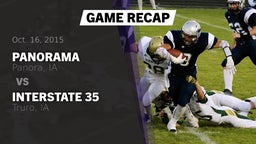 Recap: Panorama  vs. Interstate 35  2015