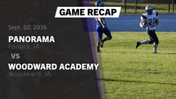 Recap: Panorama  vs. Woodward Academy 2016
