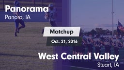 Matchup: Panorama  vs. West Central Valley  2016