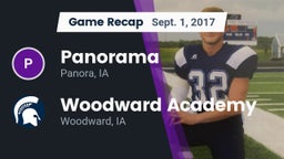 Recap: Panorama  vs. Woodward Academy 2017