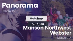 Matchup: Panorama  vs. Manson Northwest Webster  2017