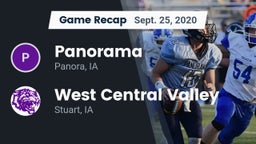 Recap: Panorama  vs. West Central Valley  2020