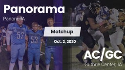Matchup: Panorama  vs. AC/GC  2020