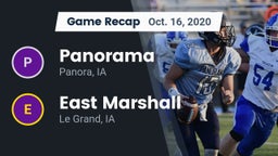 Recap: Panorama  vs. East Marshall  2020