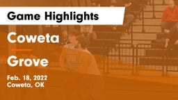 Coweta  vs Grove  Game Highlights - Feb. 18, 2022
