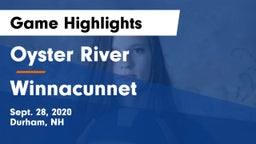 Oyster River  vs Winnacunnet  Game Highlights - Sept. 28, 2020