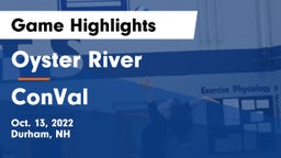 Oyster River  vs ConVal Game Highlights - Oct. 13, 2022