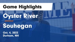Oyster River  vs Souhegan  Game Highlights - Oct. 4, 2023