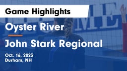 Oyster River  vs John Stark Regional  Game Highlights - Oct. 16, 2023