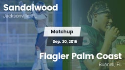 Matchup: Sandalwood High vs. Flagler Palm Coast  2016