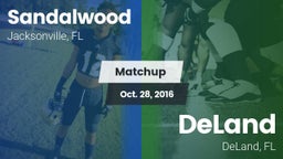 Matchup: Sandalwood High vs. DeLand  2016