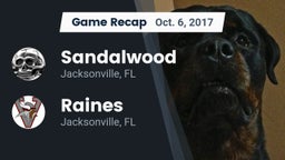 Recap: Sandalwood  vs. Raines  2017