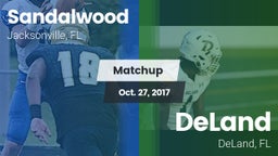 Matchup: Sandalwood High vs. DeLand  2017