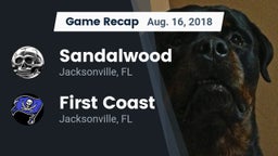 Recap: Sandalwood  vs. First Coast  2018