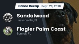 Recap: Sandalwood  vs. Flagler Palm Coast  2018