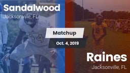 Matchup: Sandalwood High vs. Raines  2019