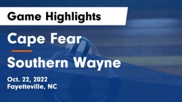 Cape Fear  vs Southern Wayne Game Highlights - Oct. 22, 2022