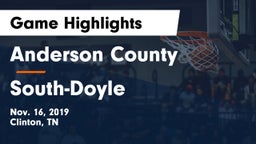 Anderson County  vs South-Doyle  Game Highlights - Nov. 16, 2019