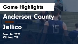 Anderson County  vs Jellico  Game Highlights - Jan. 16, 2021