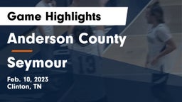 Anderson County  vs Seymour  Game Highlights - Feb. 10, 2023