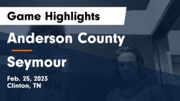 Anderson County  vs Seymour  Game Highlights - Feb. 25, 2023