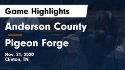 Anderson County  vs Pigeon Forge  Game Highlights - Nov. 21, 2020
