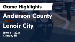 Anderson County  vs Lenoir City  Game Highlights - June 11, 2021