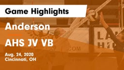 Anderson  vs AHS JV VB Game Highlights - Aug. 24, 2020