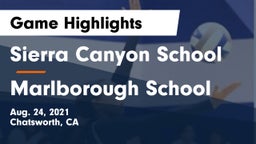 Sierra Canyon School vs Marlborough School Game Highlights - Aug. 24, 2021