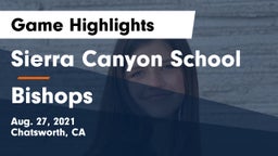 Sierra Canyon School vs Bishops  Game Highlights - Aug. 27, 2021