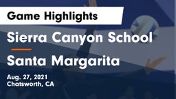 Sierra Canyon School vs Santa Margarita Game Highlights - Aug. 27, 2021