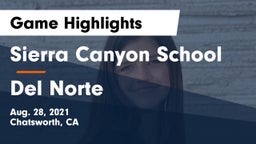 Sierra Canyon School vs Del Norte  Game Highlights - Aug. 28, 2021