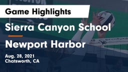 Sierra Canyon School vs Newport Harbor Game Highlights - Aug. 28, 2021